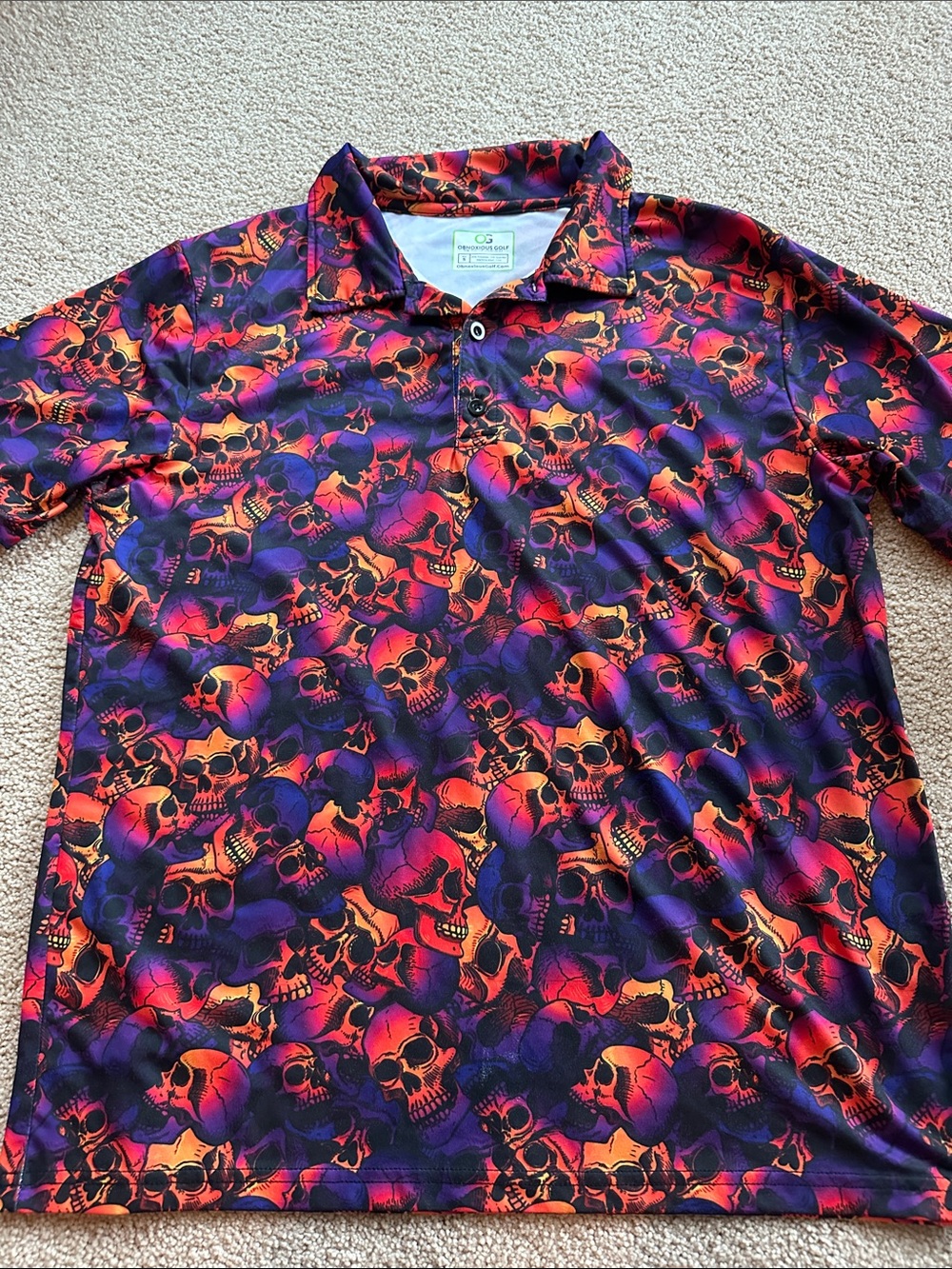 Obnoxious golf polo shirt